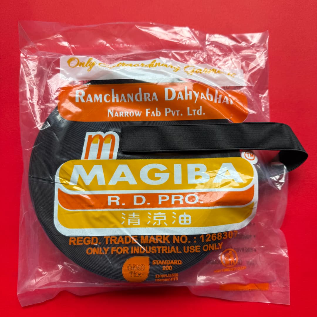 1" Golden Black Tape